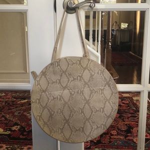 Anthropologie round handbag